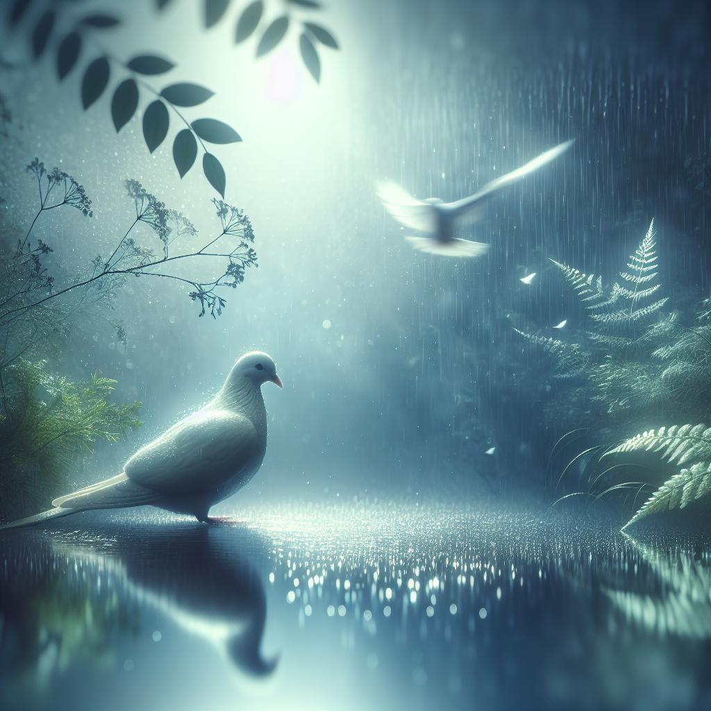 Do Doves Stay Grounded? Insights Into Their Rainy day Choices