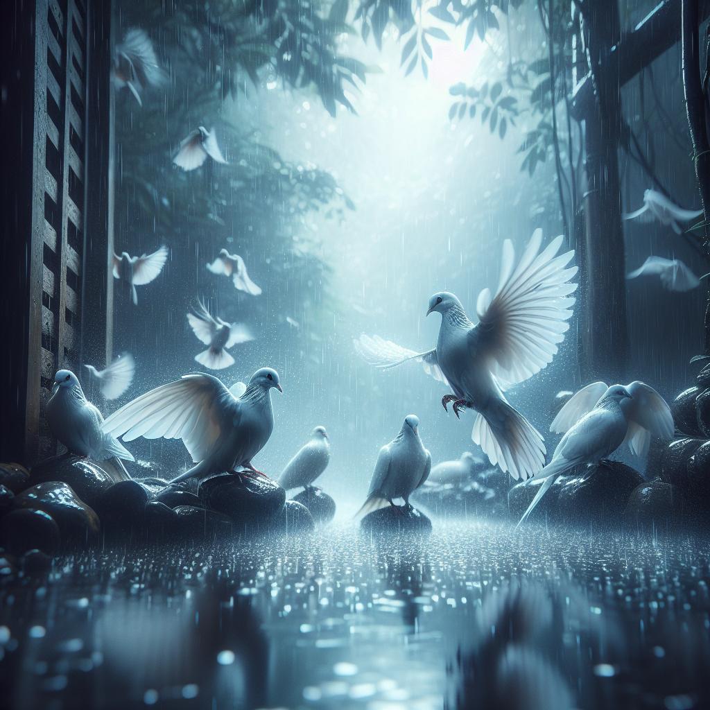 How Doves Adapt to Their Environment: Winged Wonders in Rainy Seasons