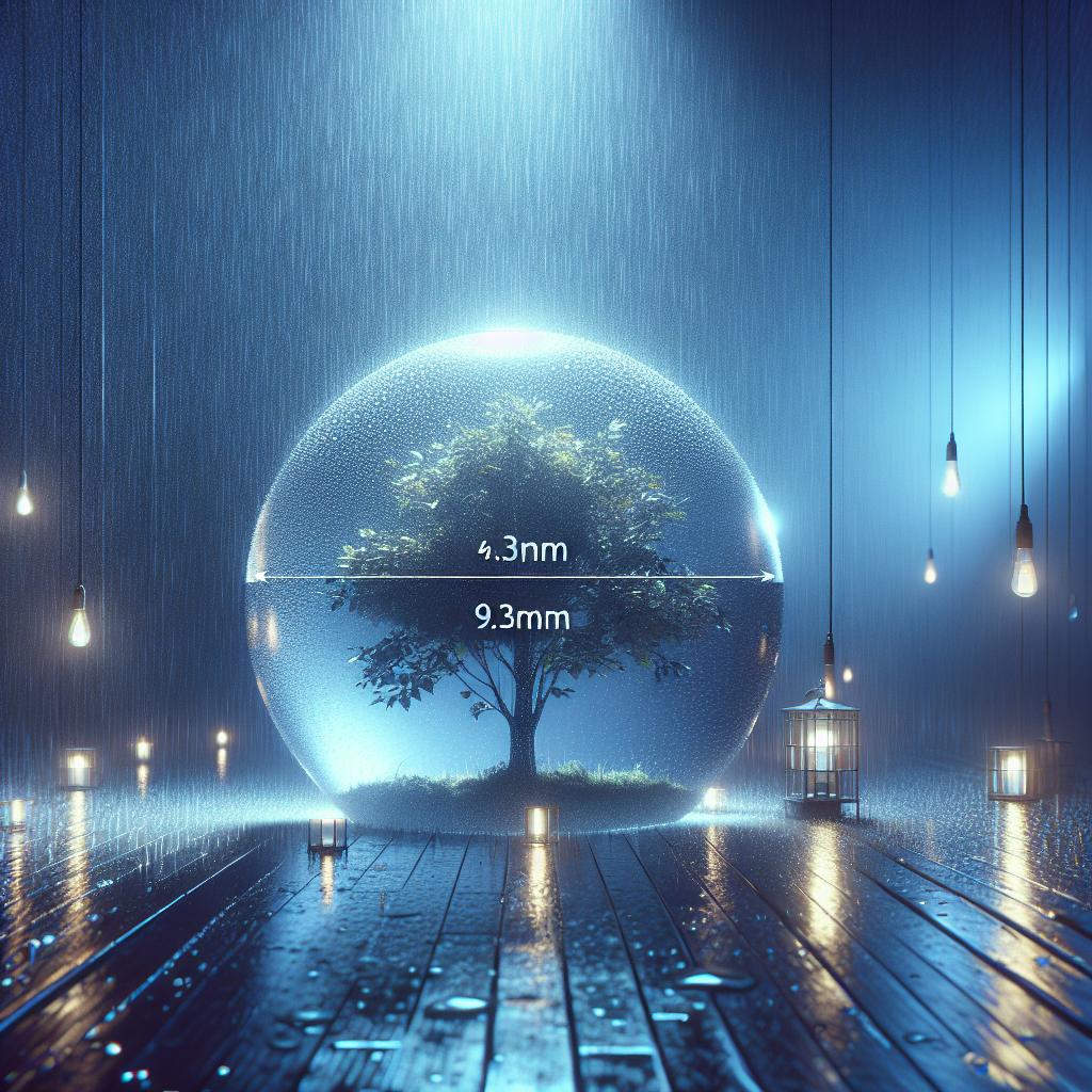 Visualizing Rainfall: How Much is 9.3mm Compared to Everyday Objects?